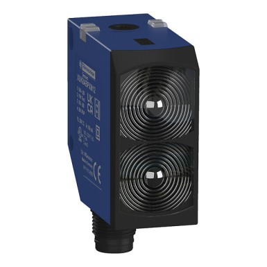 XUK8ABPXM12 - Photoelectric sensors XUK8, BGS - Telemecanique - Photoelectric sensors XUK8, BGS, Blue light, Sn 1200mm, PNP, Connector M12 - Telemecanique - 0