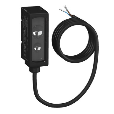 XUM7ABPXL2 - Photoelectric sensors XUM7, BGS Fixed - Telemecanique - Photoelectric sensors XUM7, BGS Fixed, Blue light, Sn 80mm, PNP, Cable 2m - Telemecanique - 0