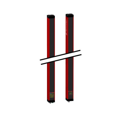 XUSL4MB40H226N - Telemecanique - Safety light curtain type 4, Telemecanique Safety light curtains XUSL, integrated muting hardware config T4 R40 H=226 cm D4 12 m