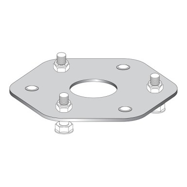 XUSZFB1 - Telemecanique - Telemecanique Safety light curtains XUSL, Column Simple fixing base