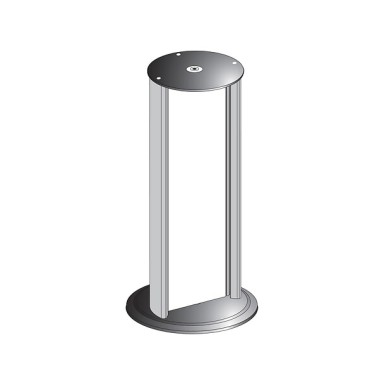 XUSZMF172 - Telemecanique - Telemecanique Safety light curtains XUSL, Column with mirror 1700 mm for light curtains, Hp = 1360 mm