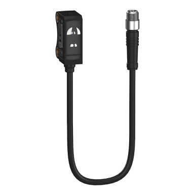 XUT7ABPXP02 - Photoelectric sensors XUT7, BGS Fixed - Telemecanique - Photoelectric sensors XUT7, BGS Fixed, Blue light, Sn 50mm, PNP, Pigtail M8 20cm - Telemecanique - 0