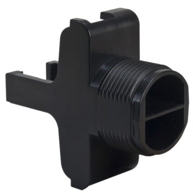 XUZASM001 - Accessory for side panel, Photoelectric sensors XU - Telemecanique - Accessory for side panel, Photoelectric sensors XU, sensor, XUM, snout mounting dia 18 mm hole, plastic - Telemecanique - 0