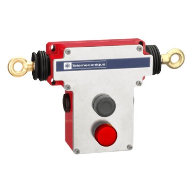 XY2CEDA196H7 - Dual emergency stop rope pull switch, Telemecanique rope pull switches XY2C - Telemecanique - Dual emergency stop rope pull switch, Telemecanique rope pull switches XY2C, e 2x(1NC+1NO), 1/2