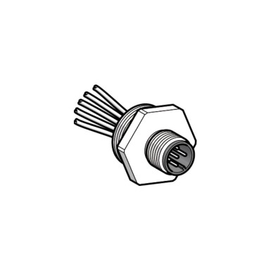 XZCE13M125M - Adapter, metallist, keermestatud ava Pg 13,5, pistikühendusele, M12, 5 juhtmega - Schneider Electric - Adapter, metallist, keermestatud ava Pg 13,5, pistikühendusele, M12, 5 juhtmega - Schneider Electric - 0