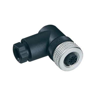 XZCPA1241L20 - Telemecanique - Pre wired connect PVC 4 W M12 female elbowed