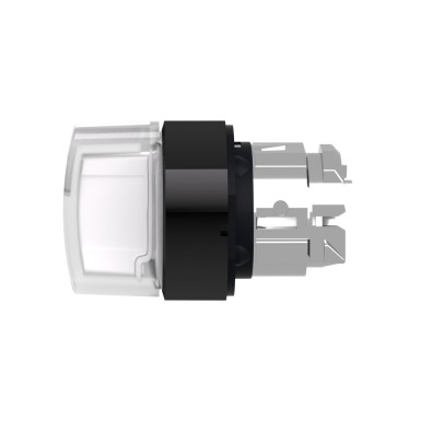 ZB4BK13137 - Valgustatud valikulüliti pea, Harmony XB4, metall, valge käepide, 22mm, universaalne LED, 3 asendit, stay put - Schneider Electric - Valgustatud valikulüliti pea, Harmony XB4, metall, valge käepide, 22mm, universaalne LED, 3 asendit, stay put - Schneider Electric - 3