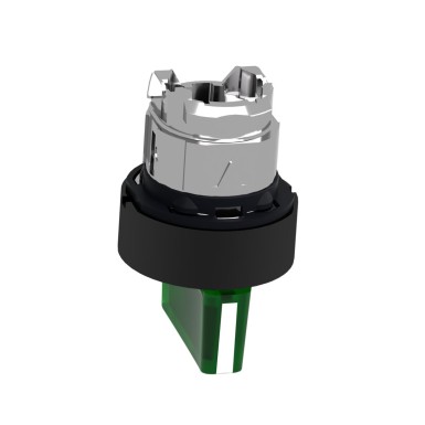 ZB4BK13337 - Valiklüliti valgustatud pea, Harmony XB4, universaalne LED, must metall, roheline käepide, 22mm, 3 asendit, stay put - Schneider Electric - Valiklüliti valgustatud pea, Harmony XB4, universaalne LED, must metall, roheline käepide, 22mm, 3 asendit, stay put - Schneider Electric - 5