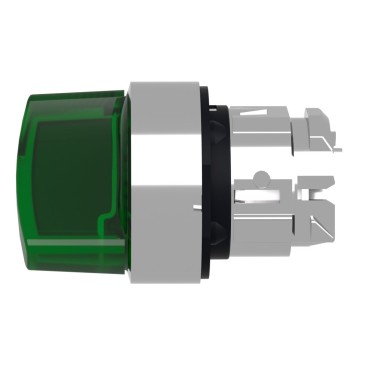 ZB4BK1433 - Valiklüliti valgustatud pea, Harmony XB4, metall, valge käepide, 22mm, universaalne LED, 2 asendit, vedru tagasipöördumine - Schneider Electric - Valiklüliti valgustatud pea, Harmony XB4, metall, valge käepide, 22mm, universaalne LED, 2 asendit, vedru tagasipöördumine - Schneider Electric - 3