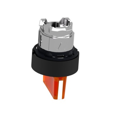 ZB4BK15537 - Valikulüliti pea, Harmony XB4, must metall, oranž käepide, 22mm, universaalne LED, 3 positsiooni, - Schneider Electric - Valikulüliti pea, Harmony XB4, must metall, oranž käepide, 22mm, universaalne LED, 3 positsiooni, - Schneider Electric - 6