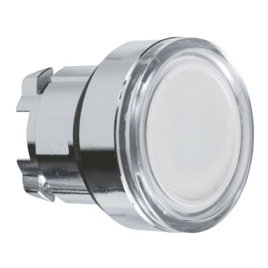 ZB4BW313 - Valgustatud vajutusnupu pea, Harmony XB4, metall, valge põrandal, 22 mm, universaalne LED, vedru tagastus, tasapinnaline läätsedega - Schneider Electric - Valgustatud vajutusnupu pea, Harmony XB4, metall, valge põrandal, 22 mm, universaalne LED, vedru tagastus, tasapinnaline läätsedega - Schneider Electric - 0