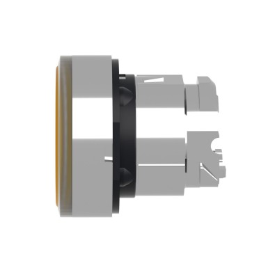 ZB4BW35 - Valgustatud surunupu pea, Harmony XB4, metall, flush, oranž, 22mm, vedru tagastus, tavaline lääts BA9s pirnile - Schneider Electric - Valgustatud surunupu pea, Harmony XB4, metall, flush, oranž, 22mm, vedru tagastus, tavaline lääts BA9s pirnile - Schneider Electric - 4