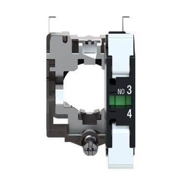 ZB4BZ1015 - Harmony XB4, üksik kontaktplokk koos korpuse/kinnituskaelusega, metallist, vedruklambriga klemm, 1 NO - Schneider Electric - Harmony XB4, üksik kontaktplokk koos korpuse/kinnituskaelusega, metallist, vedruklambriga klemm, 1 NO - Schneider Electric - 3