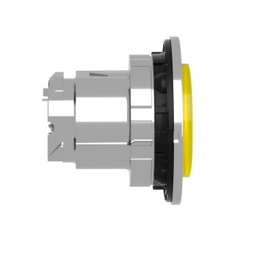 ZB4FH83 - Valgustatava surunupu pea, Harmony XB4, metall, kollane väljaulatuv, 30mm, universaalne LED, push-push, märgistamata - Schneider Electric - Valgustatava surunupu pea, Harmony XB4, metall, kollane väljaulatuv, 30mm, universaalne LED, push-push, märgistamata - Schneider Electric - 1