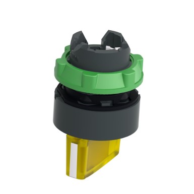 ZB5AK1283 - Valikulüliti pea, Harmony XB5, plast, kollane käepide, 22mm, universaalne LED, 2 positsiooni - Schneider Electric - Valikulüliti pea, Harmony XB5, plast, kollane käepide, 22mm, universaalne LED, 2 positsiooni - Schneider Electric - 4