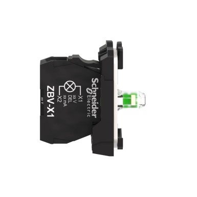 ZB5AVBG4 - Harmony XB5, valgustusplokk koos korpuse/kinnituskaelusega, plastist, punane, integreeritud LED, 24?¦120 V AC/DC - Schneider Electric - Harmony XB5, valgustusplokk koos korpuse/kinnituskaelusega, plastist, punane, integreeritud LED, 24?¦120 V AC/DC - Schneider Electric - 3