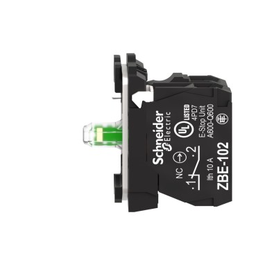 ZB5AW0G42 - Harmony XB5, valgustusplokk koos korpuse/kinnituskaelusega, plast, punane, integreeritud LED, 110...120 V AC, 1 NC - Schneider Electric - Harmony XB5, valgustusplokk koos korpuse/kinnituskaelusega, plast, punane, integreeritud LED, 110...120 V AC, 1 NC - Schneider Electric - 1