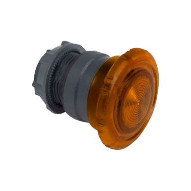 ZB5AW753 - Valgustusega surunupu pea, Harmony XB5, plastik, oranž seen 40mm, 22mm, lukustuv pöördumine vabastamiseks, läbipaistev saapas. - Schneider Electric - Valgustusega surunupu pea, Harmony XB5, plastik, oranž seen 40mm, 22mm, lukustuv pöördumine vabastamiseks, läbipaistev saapas. - Schneider Electric - 0