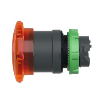 ZB5AW753 - Valgustusega surunupu pea, Harmony XB5, plastik, oranž seen 40mm, 22mm, lukustuv pöördumine vabastamiseks, läbipaistev saapas. - Schneider Electric - Valgustusega surunupu pea, Harmony XB5, plastik, oranž seen 40mm, 22mm, lukustuv pöördumine vabastamiseks, läbipaistev saapas. - Schneider Electric - 3