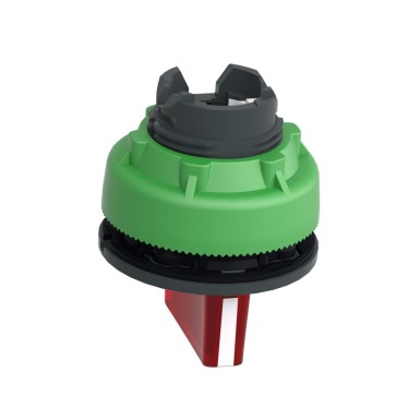 ZB5FK1543 - Valikulüliti valgustatud pea, Harmony XB5, plast, punane käepide, universaalne LED, 3 asendit, keskele. - Schneider Electric - Valikulüliti valgustatud pea, Harmony XB5, plast, punane käepide, universaalne LED, 3 asendit, keskele. - Schneider Electric - 2