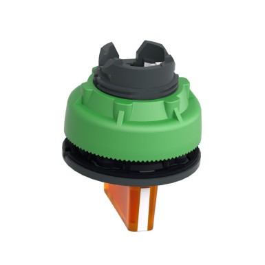 ZB5FK1553 - Valikulüliti valgustatud pea, Harmony XB5, plast, oranž käepide, universaalne LED, 3 asendit, keskele. - Schneider Electric - Valikulüliti valgustatud pea, Harmony XB5, plast, oranž käepide, universaalne LED, 3 asendit, keskele. - Schneider Electric - 1