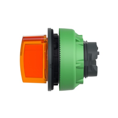 ZB5FK1553 - Valikulüliti valgustatud pea, Harmony XB5, plast, oranž käepide, universaalne LED, 3 asendit, keskele. - Schneider Electric - Valikulüliti valgustatud pea, Harmony XB5, plast, oranž käepide, universaalne LED, 3 asendit, keskele. - Schneider Electric - 3