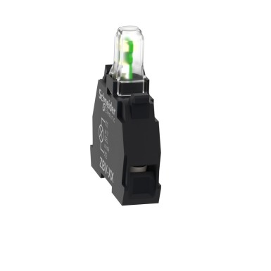 ZBVB19 - Valgusplokk, Harmony XB4, Harmony XB5, valge, pea ?22 mm integreeritud LED, 24 V kruviklemm, lu - Schneider Electric - Valgusplokk, Harmony XB4, Harmony XB5, valge, pea ?22 mm integreeritud LED, 24 V kruviklemm, lu - Schneider Electric - 1