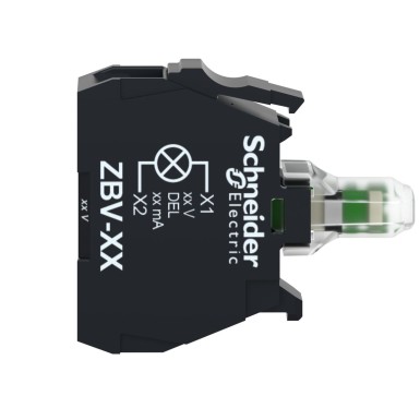 ZBVBG1 - Valgusplokk, Harmony XB4, Harmony XB5, 22mm pea jaoks, universaalne LED, kruviklambrite klemmid, 24...120V AC DC - Schneider Electric - Valgusplokk, Harmony XB4, Harmony XB5, 22mm pea jaoks, universaalne LED, kruviklambrite klemmid, 24...120V AC DC - Schneider Electric - 4