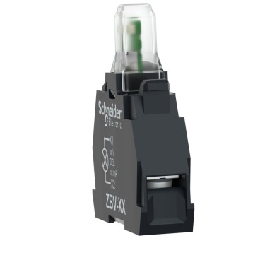 ZBVBG1 - Valgusplokk, Harmony XB4, Harmony XB5, 22mm pea jaoks, universaalne LED, kruviklambrite klemmid, 24...120V AC DC - Schneider Electric - Valgusplokk, Harmony XB4, Harmony XB5, 22mm pea jaoks, universaalne LED, kruviklambrite klemmid, 24...120V AC DC - Schneider Electric - 2