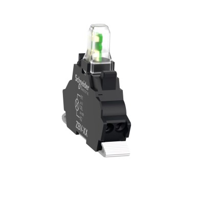 ZBVG15 - Valgusplokk, Harmony XB5, Harmony XB4, valge, pea ?22 mm integreeritud LED 110...120 V vedruklambriga t - Schneider Electric - Valgusplokk, Harmony XB5, Harmony XB4, valge, pea ?22 mm integreeritud LED 110...120 V vedruklambriga t - Schneider Electric - 1