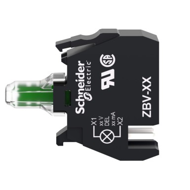 ZBVM14 - Valgusplokk, Harmony XB4, Harmony XB5, valge pea jaoks ?22 mm integreeritud LED 230...240 V pistikühendusega - Schneider Electric - Valgusplokk, Harmony XB4, Harmony XB5, valge pea jaoks ?22 mm integreeritud LED 230...240 V pistikühendusega - Schneider Electric - 3