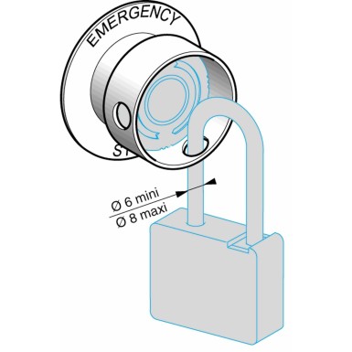 ZBZ3605 - Harmony XB4, lukustuskomplekt ?22 hädaseiskamisnupu jaoks, kollane - Schneider Electric - Harmony XB4, lukustuskomplekt ?22 hädaseiskamisnupu jaoks, kollane - Schneider Electric - 0