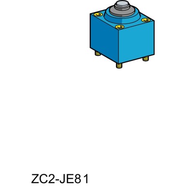 ZC2JE81 - Lõpplüliti pea, lõpplülitid XC Standard, ZC2J, metallist otsakuga kolbi - Schneider Electric - Lõpplüliti pea, lõpplülitid XC Standard, ZC2J, metallist otsakuga kolbi - Schneider Electric - 0