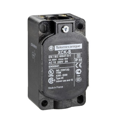 ZCKS1 - Telemecanique - Limit switch body, Limit switches XC Standard, ZCKS, 1NC+1 NO, snap action, Pg13.5