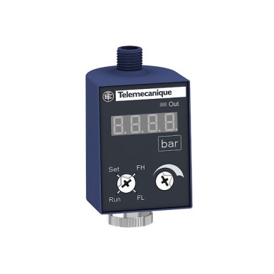 ZMLPA1P2SW - Electronic pressure sensors, Pressure sensors XM - Telemecanique - Electronic pressure sensors, Pressure sensors XM, Display & switch ZMLP, 24 VDC, 4...20 mA, PNP, window, M12 - Telemecanique - 0