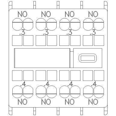 3RH2911-2FA40 - Eespool olev abilüliti, 4 NO vooluühendus 1 NO, 1 NO, 1 NO, 1 NO, 1 NO 3RH ja 3RT vedrustustüübi puhul. - Siemens - Eespool olev abilüliti, 4 NO vooluühendus 1 NO, 1 NO, 1 NO, 1 NO, 1 NO 3RH ja 3RT vedrustustüübi puhul. - Siemens - 1