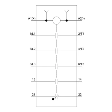 3RT2026-1BB40 - Võimsuskontaktor, AC-3 25 A, 11 kW / 400 V 1 NO + 1 NC, 24 V DC 3-pooluseline, suurus S0 kruviklemm, kruviklemm, suurus S0 - Siemens - Võimsuskontaktor, AC-3 25 A, 11 kW / 400 V 1 NO + 1 NC, 24 V DC 3-pooluseline, suurus S0 kruviklemm, kruviklemm, suurus S0 - Siemens - 2