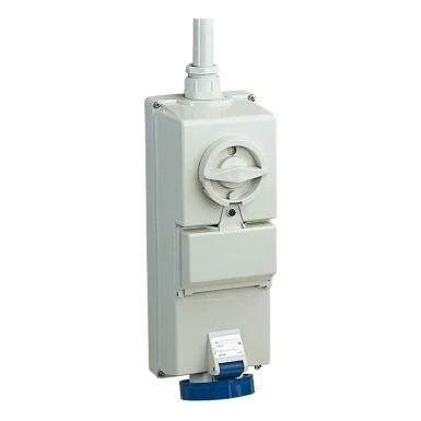 83455 - Isoblokeeritud lukustatud pistikupesa 16 A 3P + E 200...250 V AC IP65 seinale - Schneider Electric - Isoblokeeritud lukustatud pistikupesa 16 A 3P + E 200...250 V AC IP65 seinale - Schneider Electric - 0