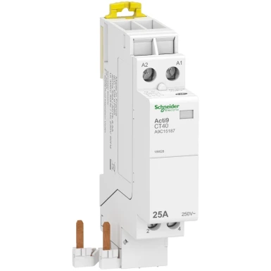 A9C15187 - Acti9 iDT40 CT - kiirühenduskontaktor - 25A 2P 2NC kontakt - 230V - Schneider Electric - Acti9 iDT40 CT - kiirühenduskontaktor - 25A 2P 2NC kontakt - 230V - Schneider Electric - 0