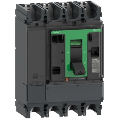 C404400S - Lülituskatkesti, ComPacT NSX400NA, 4-pooluseline, fikseeritud, soojusvool Ith 400A - Schneider Electric - Lülituskatkesti, ComPacT NSX400NA, 4-pooluseline, fikseeritud, soojusvool Ith 400A - Schneider Electric - 0