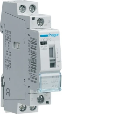 ERC216 - Relee 16A, 2NO, 230V - Hager - Relee 16A, 2NO, 230V - Hager - 0