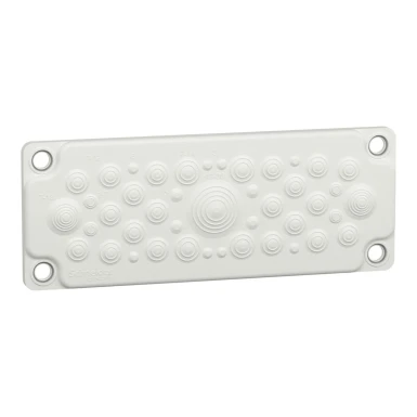 LVS08896 - Membraanplaat, PrismaSeT G, membraanitüüp, 35 sisselaskeava diameetriga 5 kuni 32 mm, isoleeritud, IP30 kuni IP55, valge, RAL 9003 - Schneider Electric - Membraanplaat, PrismaSeT G, membraanitüüp, 35 sisselaskeava diameetriga 5 kuni 32 mm, isoleeritud, IP30 kuni IP55, valge, RAL 9003 - Schneider Electric - 0