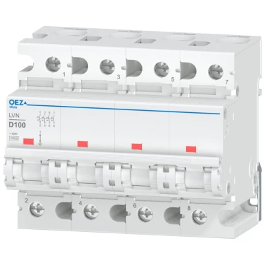 OEZ:42289 - 100 A, Ue AC 230/400 V / DC 288 V, karakteristik D, 4-pooluseline, Icn 10 kA - OEZ - 100 A, Ue AC 230/400 V / DC 288 V, karakteristik D, 4-pooluseline, Icn 10 kA - OEZ - 0