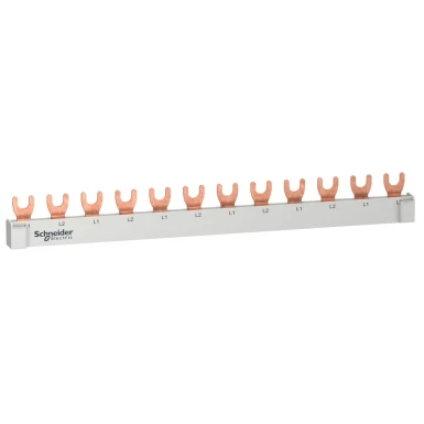 R9XFH212 - Resi9 kammsõlm 1L+N 18 mm sammuga 12 moodulit 63 A - Schneider Electric - Resi9 kammsõlm 1L+N 18 mm sammuga 12 moodulit 63 A - Schneider Electric - 0