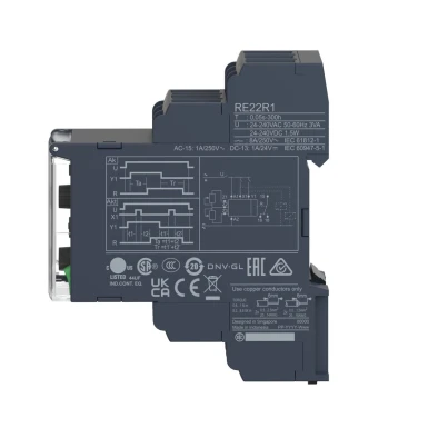 RE22R1MLMR - Modulaarne ajastusrelee, Harmony, 8A, 1 CO, 0,05s...300h, asümmeetriline vilkumine, 24...240V AC DC - Schneider Electric - Modulaarne ajastusrelee, Harmony, 8A, 1 CO, 0,05s...300h, asümmeetriline vilkumine, 24...240V AC DC - Schneider Electric - 6