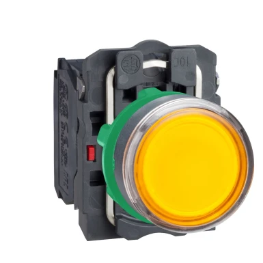 XB5AW35G5 - Valgustatud vajutusnupp, Harmony XB5, plastik, oranži värvi, 22 mm, universaalne LED, tavaline lääts, 1NO + 1NC, 110...120 V AC - Schneider Electric - Valgustatud vajutusnupp, Harmony XB5, plastik, oranži värvi, 22 mm, universaalne LED, tavaline lääts, 1NO + 1NC, 110...120 V AC - Schneider Electric - 0