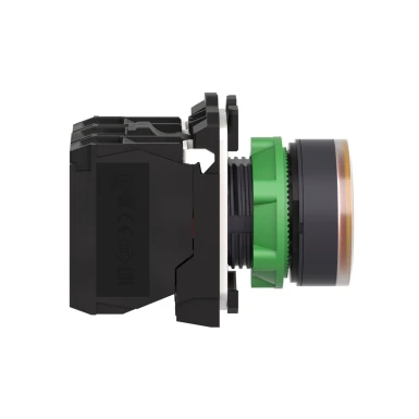 XB5AW35G5 - Valgustatud vajutusnupp, Harmony XB5, plastik, oranži värvi, 22 mm, universaalne LED, tavaline lääts, 1NO + 1NC, 110...120 V AC - Schneider Electric - Valgustatud vajutusnupp, Harmony XB5, plastik, oranži värvi, 22 mm, universaalne LED, tavaline lääts, 1NO + 1NC, 110...120 V AC - Schneider Electric - 5