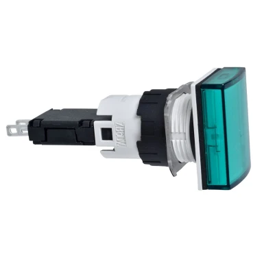 XB6DV3BB - Täielik kontrollvalgusti, Harmony XB6, ristkülikukujuline roheline, plast, 16mm, integreeritud LED, 12...24V - Schneider Electric - Täielik kontrollvalgusti, Harmony XB6, ristkülikukujuline roheline, plast, 16mm, integreeritud LED, 12...24V - Schneider Electric - 0