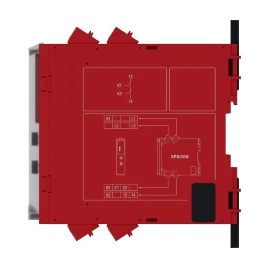XPSUVN11AC - Ohutusmoodul, Harmony Safety Automation, nullkiiruse jälgimine ajaviitega, 24V AC/DC, vedru - Schneider Electric - Ohutusmoodul, Harmony Safety Automation, nullkiiruse jälgimine ajaviitega, 24V AC/DC, vedru - Schneider Electric - 5