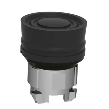 ZB4BP2S - Surunupu pea, Harmony XB4, metallist, püstine, must, 22 mm, vedru tagastus, värviline kate, märgistamata - Schneider Electric - Surunupu pea, Harmony XB4, metallist, püstine, must, 22 mm, vedru tagastus, värviline kate, märgistamata - Schneider Electric - 3